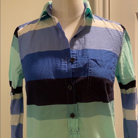 🎉HP🎉 J.Crew Factory Striped Popover - Picture 7 of 8